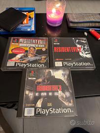 Resident evil 1,2,3  PS1