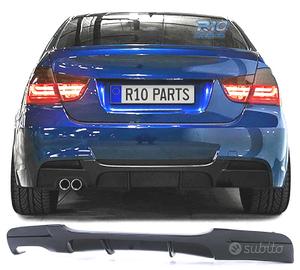 DIFFUSORE BMW E90 E91 LOOK M NERO LUCIDO