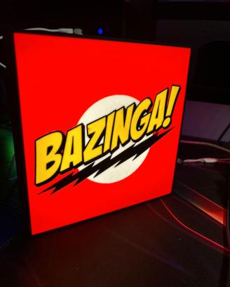 Lampada led Bazinga!  The Big Bang Theory