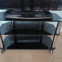 mobile TV  vetro e acciaio come nuovo