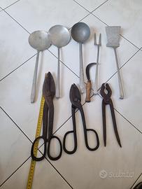 VECCHI OGETTI DA LAVORO 