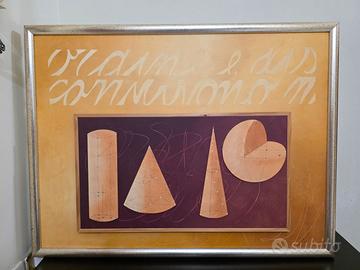 Quadro Astratto geometrico autore Fracchiolla