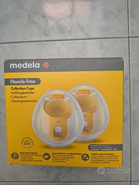 Set Medela Hands-free, coppe raccoglilatte, nuove