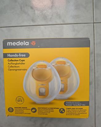 Set Medela Hands-free, coppe raccoglilatte, nuove