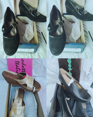 Scarpe da donna e bambina, nuove