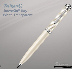 Pelikan K 605 White Transparent Ballpoint