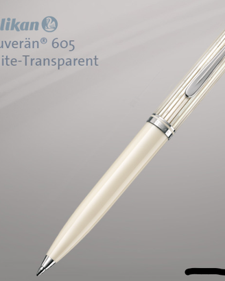 Pelikan K 605 White Transparent Ballpoint