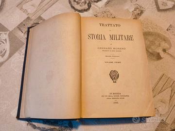 Storia militare - moreno - 1892 - 2 volumi in 1