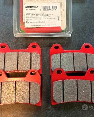 4 pastiglie freno brembo rosse ducati