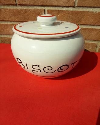 Biscottiera vintage Deruta Vitali