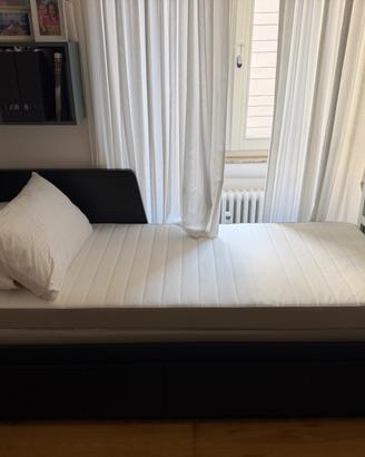 Letto divano Flekke Ikea 2 cassetti 2 materassi