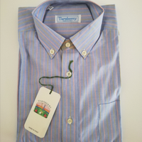 Camicia manica lunga in cotone a righe