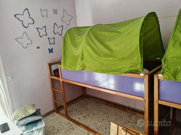 cameretta ikea bambini kura + stuva