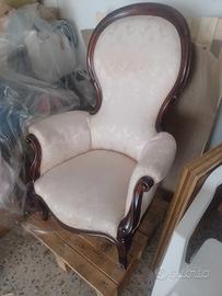 poltrona in legno 