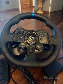 Volante Logitech G923 e pedaliera- Pari a Nuovo