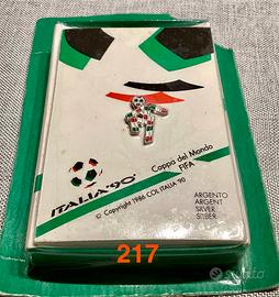 Spilla Mascotte Mondiali ITALIA 90 In ARGENTO.++++