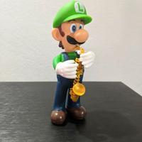 Action Figure Luigi Sax player NUOVO new nintendo