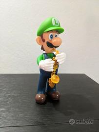 Action Figure Luigi Sax player NUOVO new nintendo