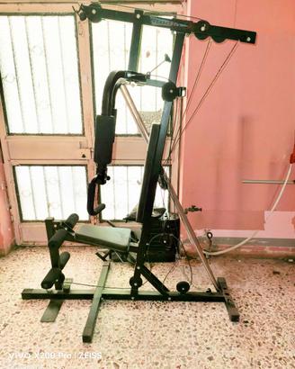 Panca  fitness con pesi