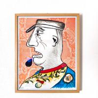 Enrico Baj "Le Grande Charles" - Grafica Vintage