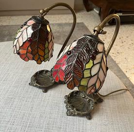 Coppia abat-jour stile aTiffany