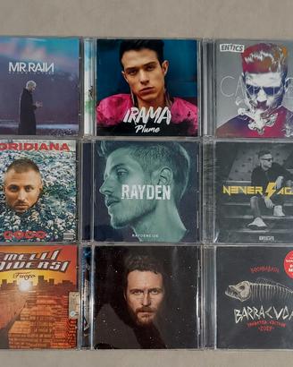 Lotto 9 CD rap, pop e urban – Mr Rain, Irama, ecc