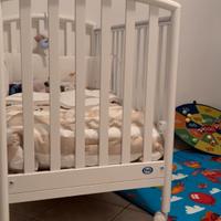 Lettino pali bianco+ lettino da campeggio