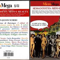 MICROMEGA n. 1/2008 + SESSANTOTTO: MITO E REALTÀ