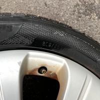 Meriva cerchi Opel 4 fori, 6x16 Et 44 gomme 205/50