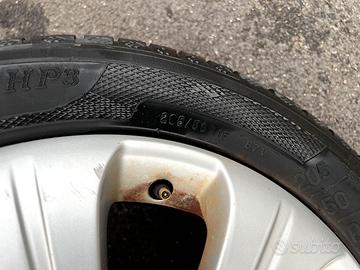 Meriva cerchi Opel 4 fori, 6x16 Et 44 gomme 205/50