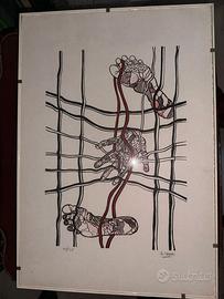 Multiplo(litografia?)A.Fabbri (1911-1998) 41/125