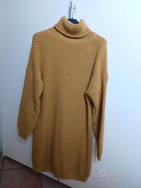 Vestito da donna invernale color senape