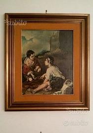 Quadro Murillo - Ragazzi che giocano ai dadi