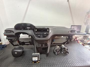 KIT AIRBAG COMPLETO PEUGEOT 208 ANNO 2016