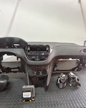 KIT AIRBAG COMPLETO PEUGEOT 208 ANNO 2016