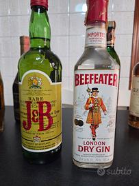  j&b s.w. + beefeater dry gin