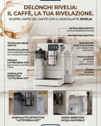 De'Longhi Rivelia  Macchina da Caffè Automatica