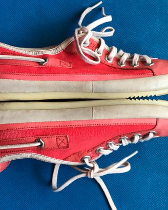 Sneakers TIMBERLAND pelle rossa n.37 NUOVE