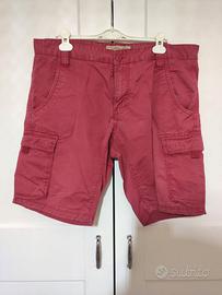 Pantalone cargo rosso
