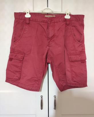Pantalone cargo rosso