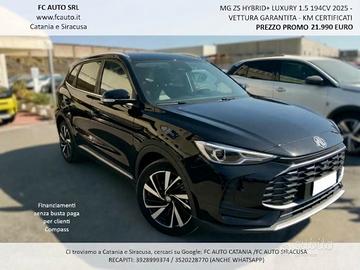 Mg ZS 1.5 Hybrid+ Luxury 194cv 2025 - PARI AL NUOV