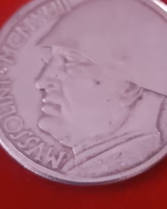 Medaglia/fantamoneta Mussolini
