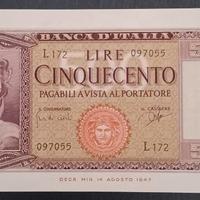 Banconote lira italiana lire 