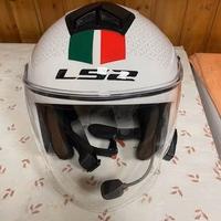Casco Jet nuovissimo LS2 con interfono