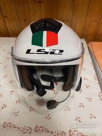 Casco Jet nuovissimo LS2 con interfono