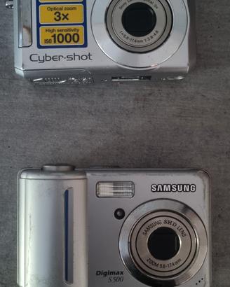 Fotocamere Sony e Samsung per ricambi