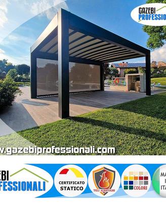 Pergotenda per dehor giardino professionale gazebo