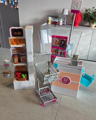 Set Barbie supermercato