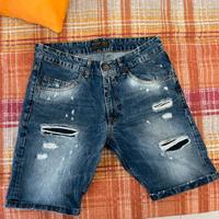 Jeans corti nuvolari