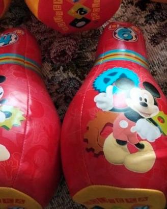 DISNEY TOPOLINO gioco birilli bowling